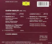 Double CD - Mahler - Symphonies Nos. 2 & 4