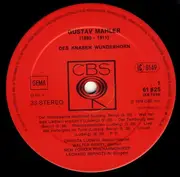 LP - Mahler / Ludwig, Berry, Bernstein, The New York Philh. - Des Knaben Wunderhorn