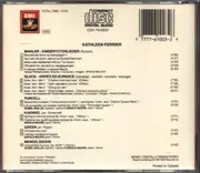 CD - Gustav Mahler - Kathleen Ferrier , Wiener Philharmoniker , Bruno Walter , Christoph Willibald Gluck - Kindertotenlieder / Arias & Songs - Mono