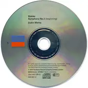 Double CD - Mahler - Symphonies 1 & 3