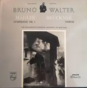 Double LP - Gustav Mahler / Anton Bruckner - Symphonie Nr. 5 / TeDeum. (Bruno Walter)
