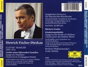 CD - Mahler - Lieder Eines Fahrenden Gesellen - Kindertotenlieder - 4 Rückert-Lieder