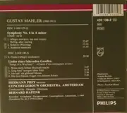 Double CD - Mahler - Symphony No. 6 / Lieder Eines Fahrenden Gesellen - Fabox, Slipsleeve