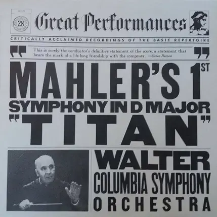 Mahler - Mahler's 1st Symphony  In D Major "Titan"