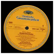 LP - Mahler - Kindertotenlieder / Rückert-Lieder