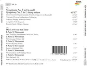 Double CD - Mahler - Symphonie Nr. 5 / Lied Von Der Erde