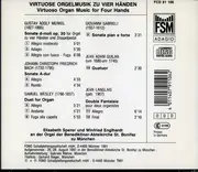 CD - Gustav Adolf Merkel / Johann Christoph Friedrich Bach / Samuel Wesley a.o. - Virtuose Orgelmusik Zu 4 Händen