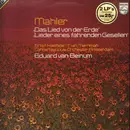 Double LP - Gustav Mahler - Ernst Haefliger , Nan Merriman , Concertgebouworkest , Eduard van Beinum - Das Lied Von Der Erde - Lieder Eines Fahrenden Gesellen - gatefold