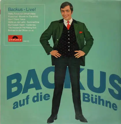 Gus Backus - Backus auf die Bühne - Live!