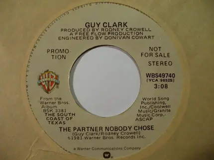 Guy Clark - The Partner Nobody Chose