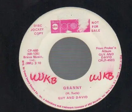 Guy And David - Granny / When I Was Five