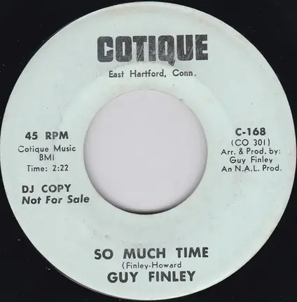 Guy Finley - So Much Time / From You