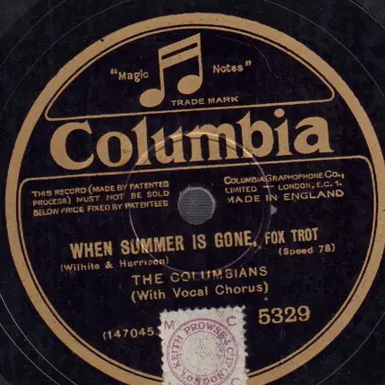Guy Lombardo And His Royal Canadians / The Columbians - Me And The Man In The Moon / When Summer Is Gone