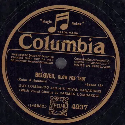 Guy Lombardo And His Royal Canadians - Coquette / Beloved