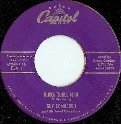 Guy Lombardo And His Royal Canadians - Charleston Parisien / Rinka Tinka Man