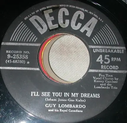 Guy Lombardo And His Royal Canadians - Good Night, Sweetheart / I'll See You In My Dreams