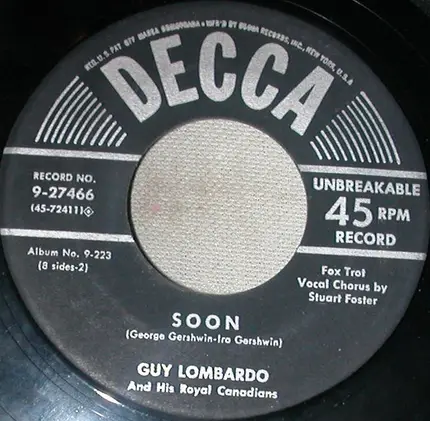 Guy Lombardo And His Royal Canadians - Souvenirs