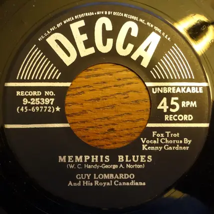 Guy Lombardo And His Royal Canadians - St. Louis Blues / Memphis Blues