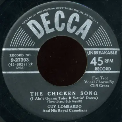 Guy Lombardo And His Royal Canadians - Velvet Lips / The Chicken Song