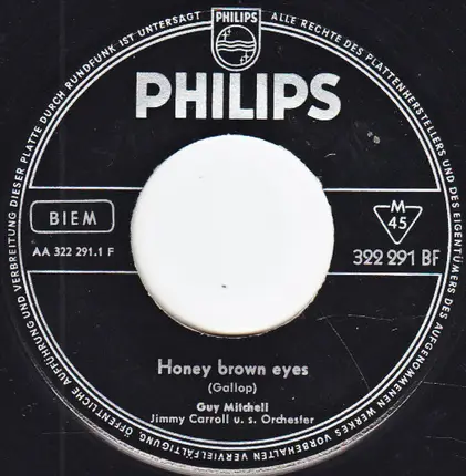 Guy Mitchell - Honey Brown Eyes