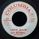 7inch Vinyl Single - Guy Mitchell With Mort Garson - Soft Rain / Big Big Change - promo