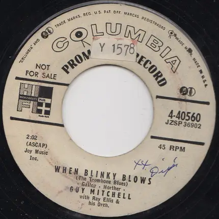 Guy Mitchell - Belonging / When Blinky Blows