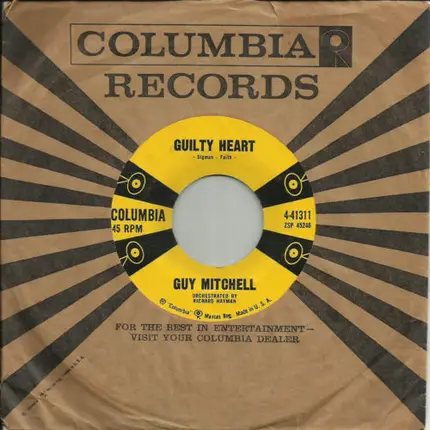 Guy Mitchell - Guilty Heart / Half As Much