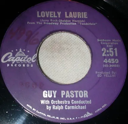 Guy Pastor - Just Squeeze Me (But Don't Tease Me) / Lovely Laurie