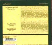 CD - Guy Penson - The Susanne van Soldt Virginal Book - Digipak