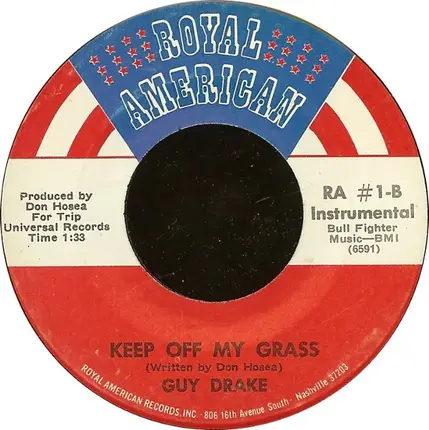 Guy Drake - Welfare Cadilac / Keep Off My Grass