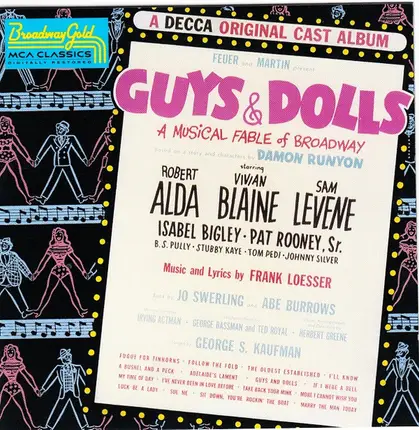"Guys & Dolls" Original Broadway Cast , Robert Alda , Vivian Blaine , Sam Levene - Guys & Dolls - A Musical Fable Of Broadway