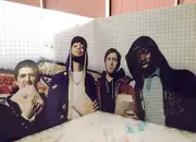 7inch Vinyl Single - Gym Class Heroes - Clothes Off!! - Blue Vinyl