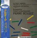 LP - György Kurtág / Harrison Birtwistle - Messages De Feu Demoiselle R.V. Troussova / ...agm... - OBI + Inlay