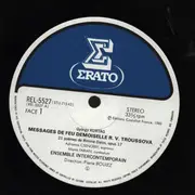 LP - György Kurtág / Harrison Birtwistle - Messages De Feu Demoiselle R.V. Troussova / ...agm... - OBI + Inlay
