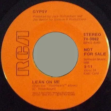 Gypsy - Day After Day / Lean On Me