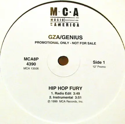 GZA/Genius, GZA - Hip Hop Fury