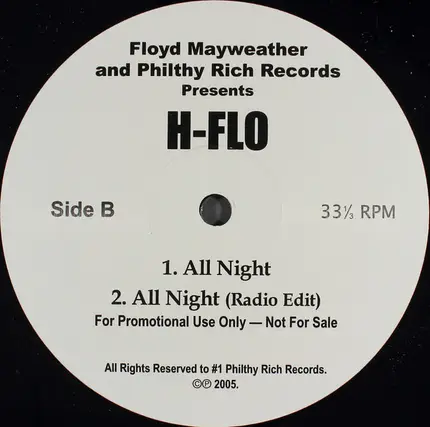 H-Flo - Get Loose / All Night