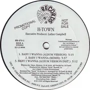 12'' - H-Town - Baby I Wanna