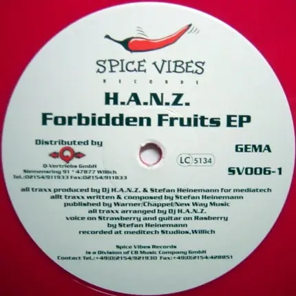H.A.N.Z. - Forbidden Fruits EP