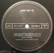 LP - H.C. Artmann , Wolfgang Bauer , Hans Koller , Fritz Pauer - Hirn Mit Ei - Live 1981 - Jazz + Lyrik