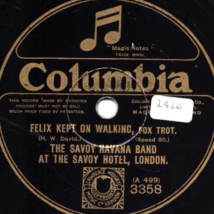 H.W. David - Felix Kept On Walking / Why Robinson Crusoe Got The Blues