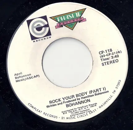 Hamilton Bohannon - Rock Your Body