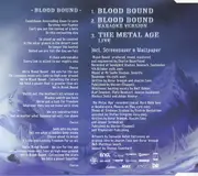 CD Single - HammerFall - Blood Bound