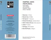 CD - Hampton Hawes - Memorial - Digipak
