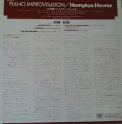 LP - Hampton Hawes - Piano Improvisation - OBI + Insert