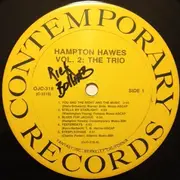 LP - Hampton Hawes - This Is Hampton Hawes Vol. 2: The Trio