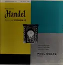 LP - Handel - Keyboard Music: Volume 1 - suite no. 14 in g major/ suite no. 15 in d minor/ suite no. 8 in f minore. (Paul Wolfe)