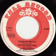 7inch Vinyl Single - Handorgelduett «Die Lustigen Walliser» , Leo Zeiter - Längflueh-Marsch