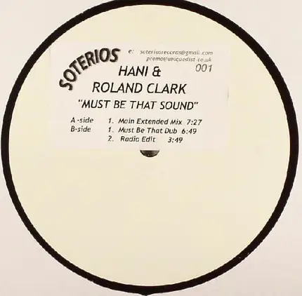 Hani & Roland Clark - MUST BE THAT SOUND
