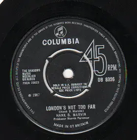 Hank Marvin - London's Not Too Far / Running Out Of World